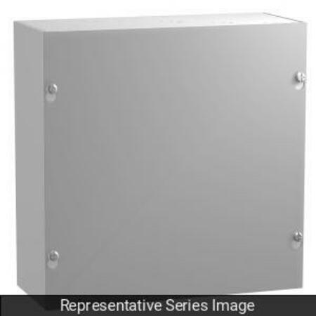 HAMMOND N1 Screw Cover, 24 x 24 x 6, Steel/Gray CS24246